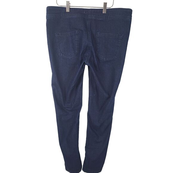 Asos Maternity Jeans 10 Womens Elastic Waist Dark Wash Skinny Leg Bottoms - Picture 4 of 5